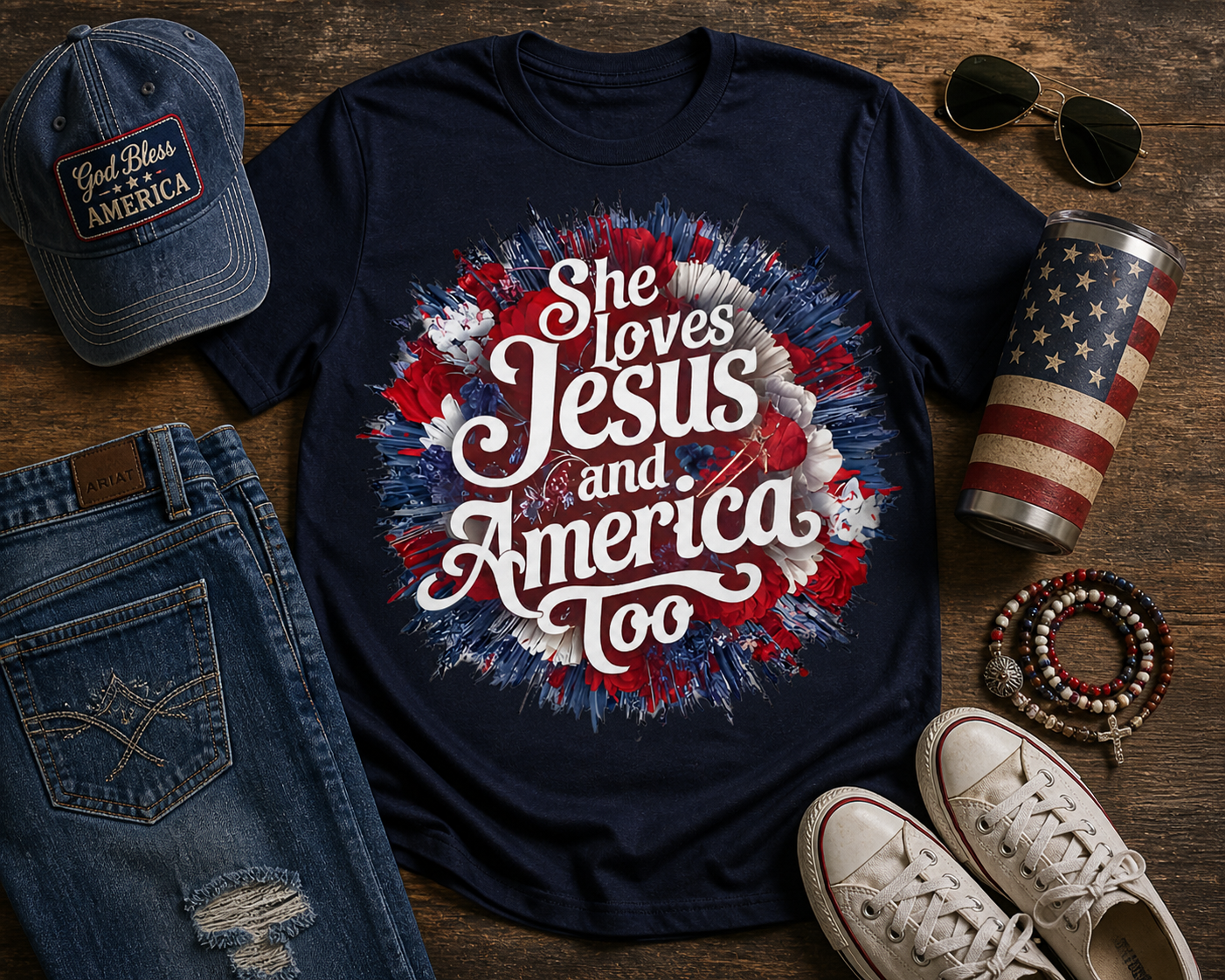 She loves Jesus and America Too